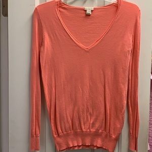 J crew coral sweater